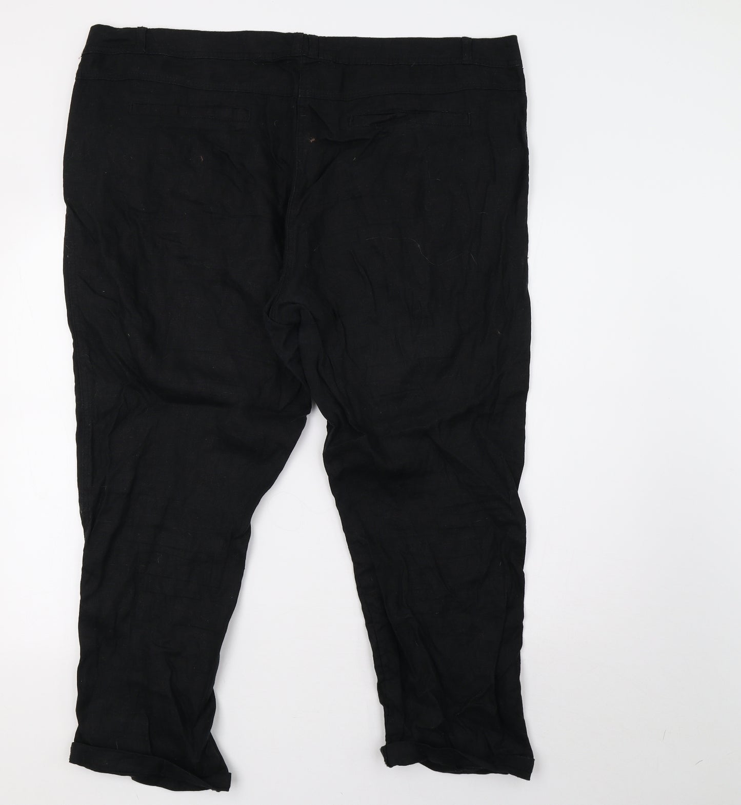 George Womens Black   Trousers  Size 20 L28 in