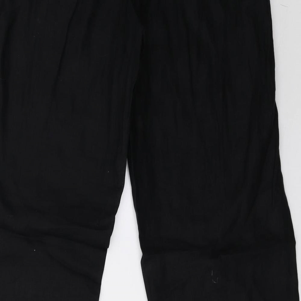 MALVIN Womens Black   Trousers  Size 10 L34 in