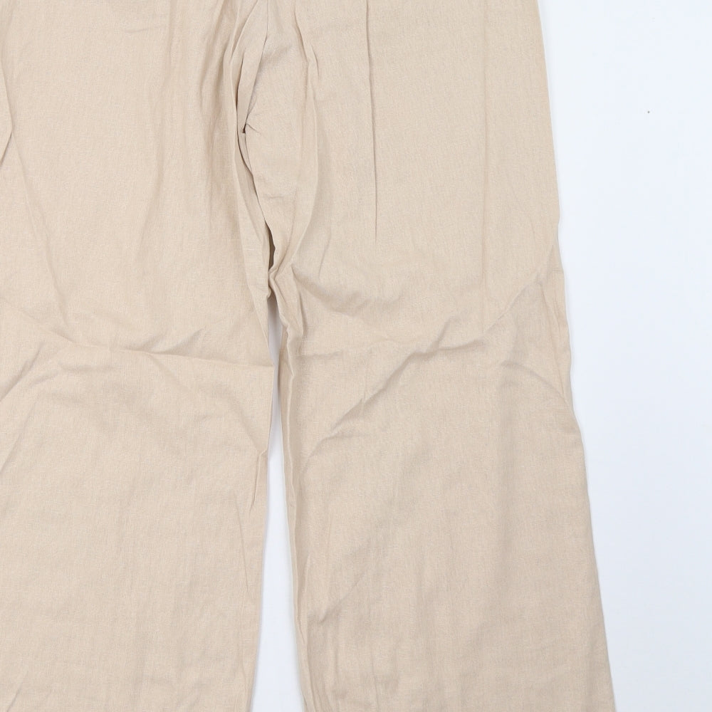 F&F Womens Beige   Trousers  Size 14 L31 in