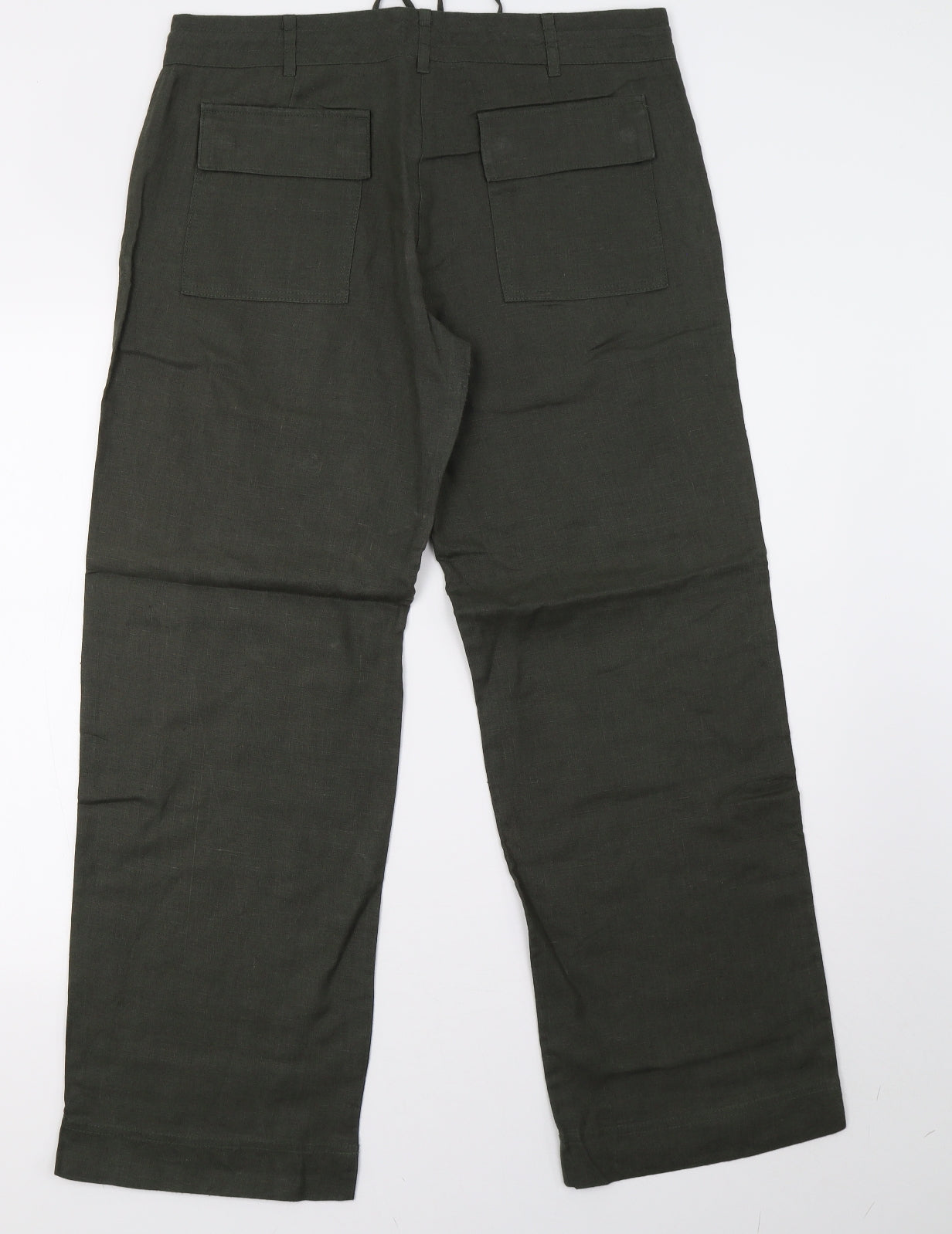 NEXT Womens Green   Trousers  Size 14 L30 in