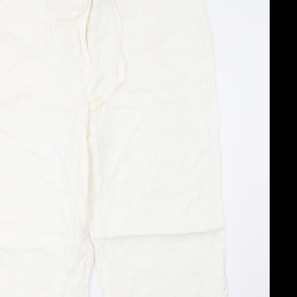 Primark Womens White   Trousers  Size 16 L29 in