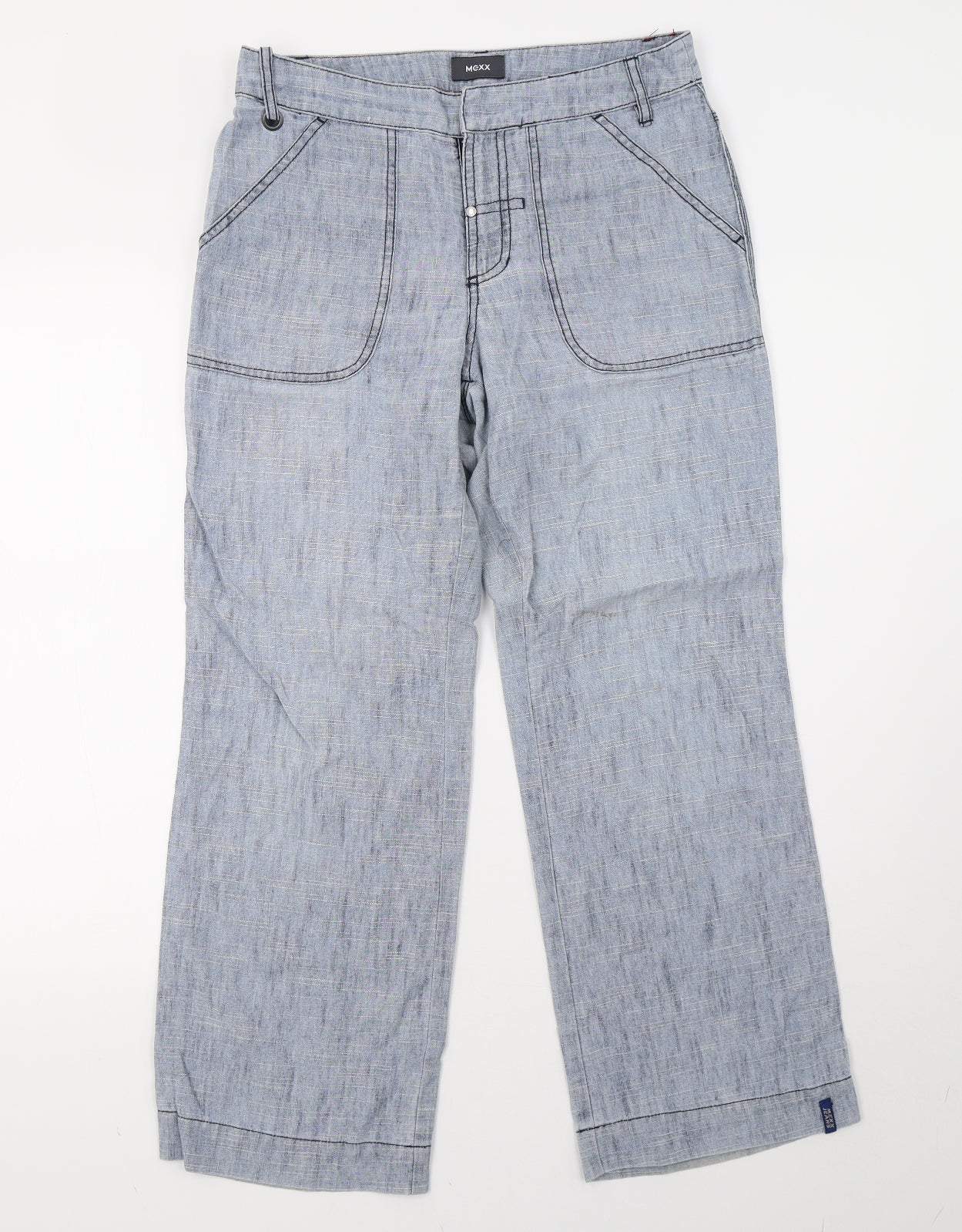 Mexx Womens Blue   Trousers  Size 10 L27 in