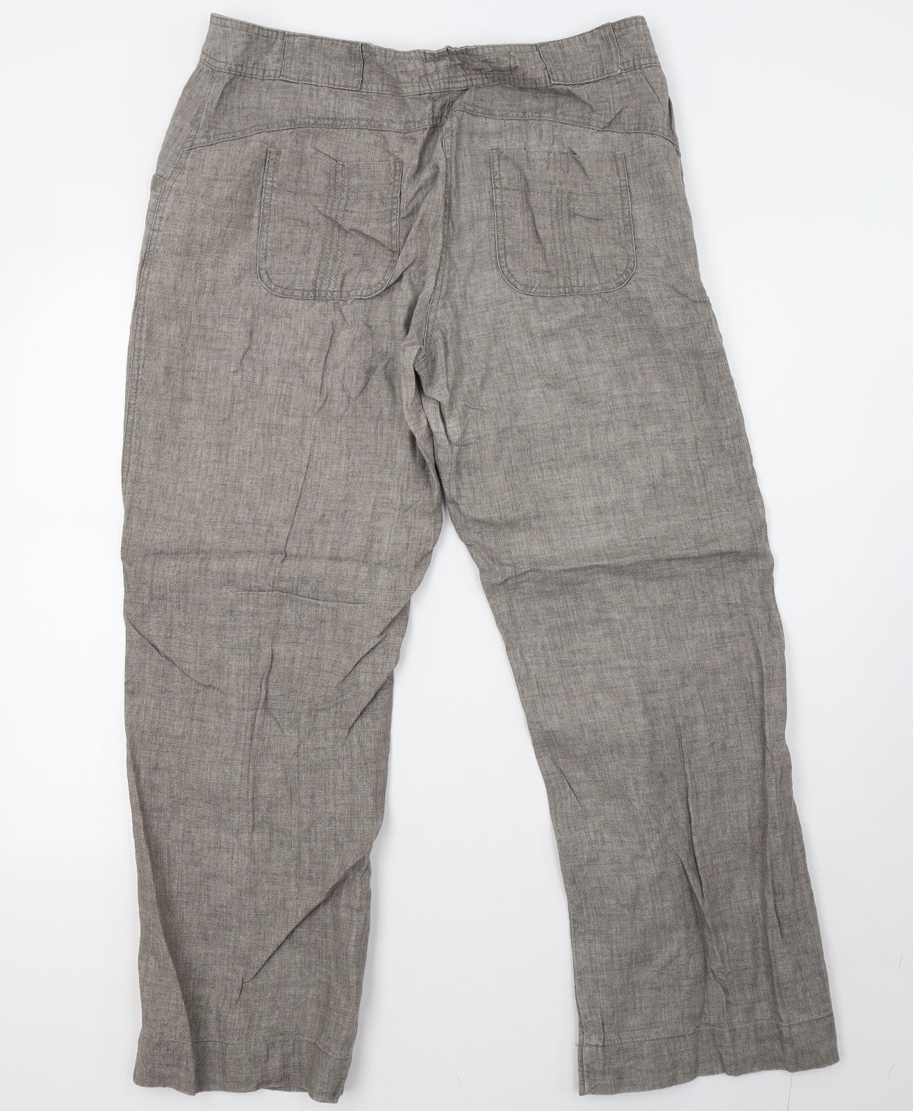 George Womens Grey   Trousers  Size 16 L30 in