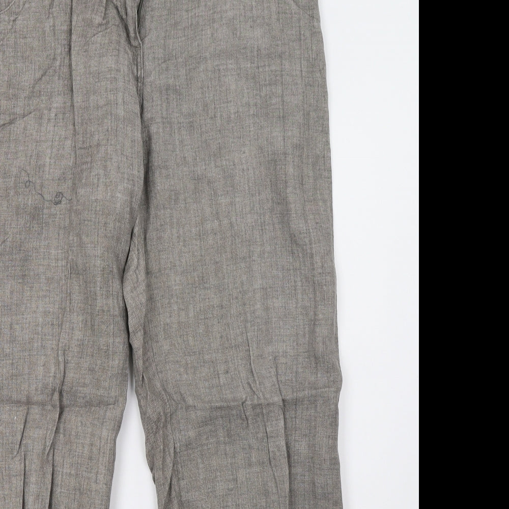 George Womens Grey   Trousers  Size 16 L30 in
