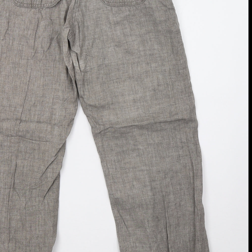 George Womens Grey   Trousers  Size 16 L30 in