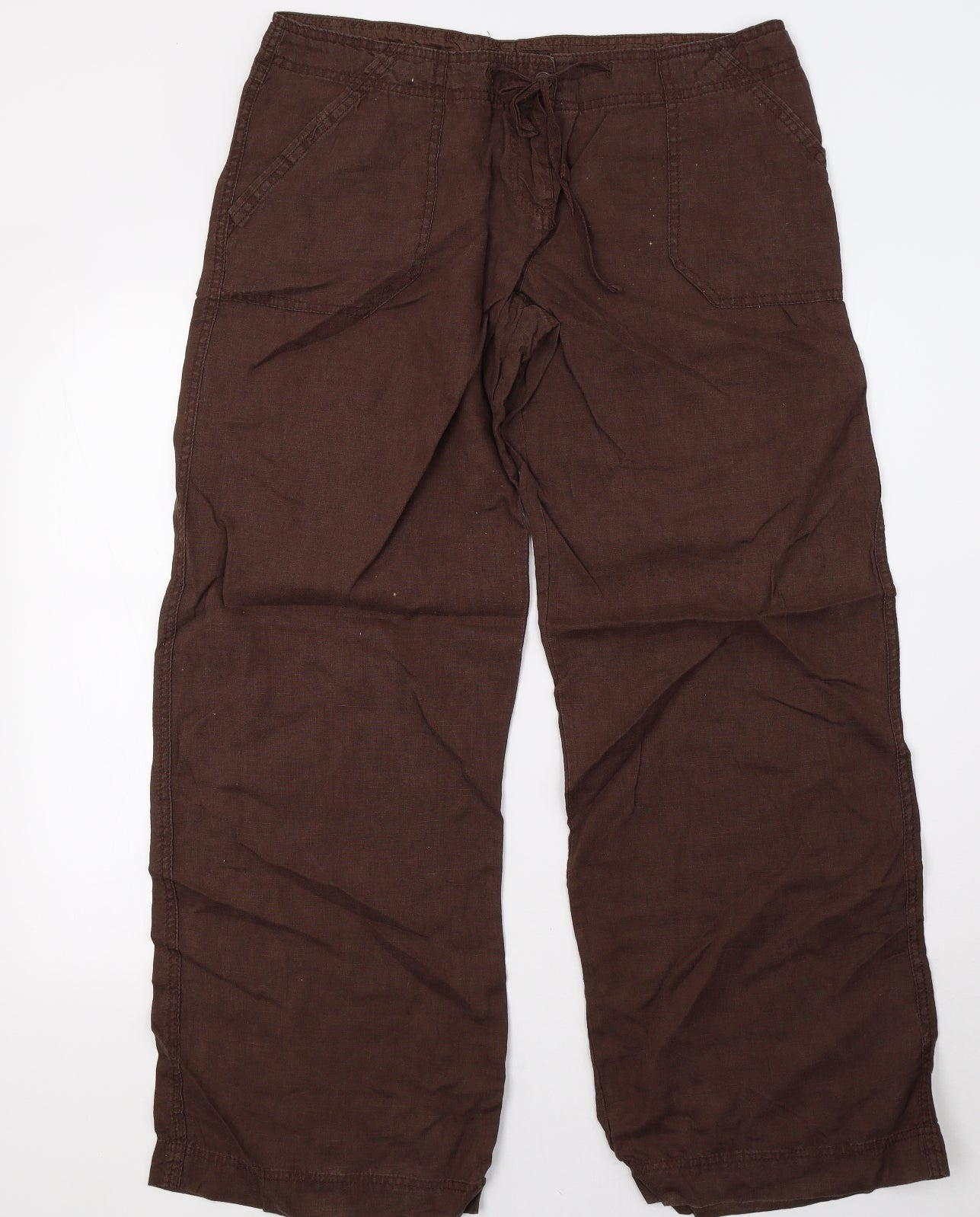 Primark Womens Brown   Trousers  Size 12 L31 in