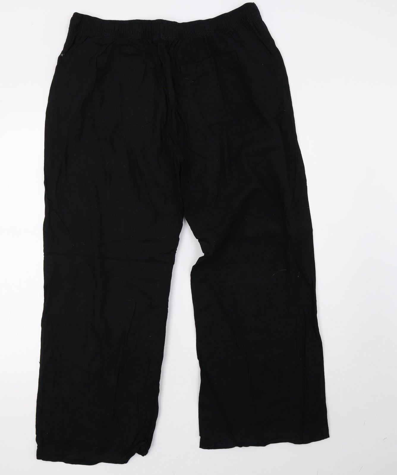 Sainsburys Womens Black   Trousers  Size 16 L28 in