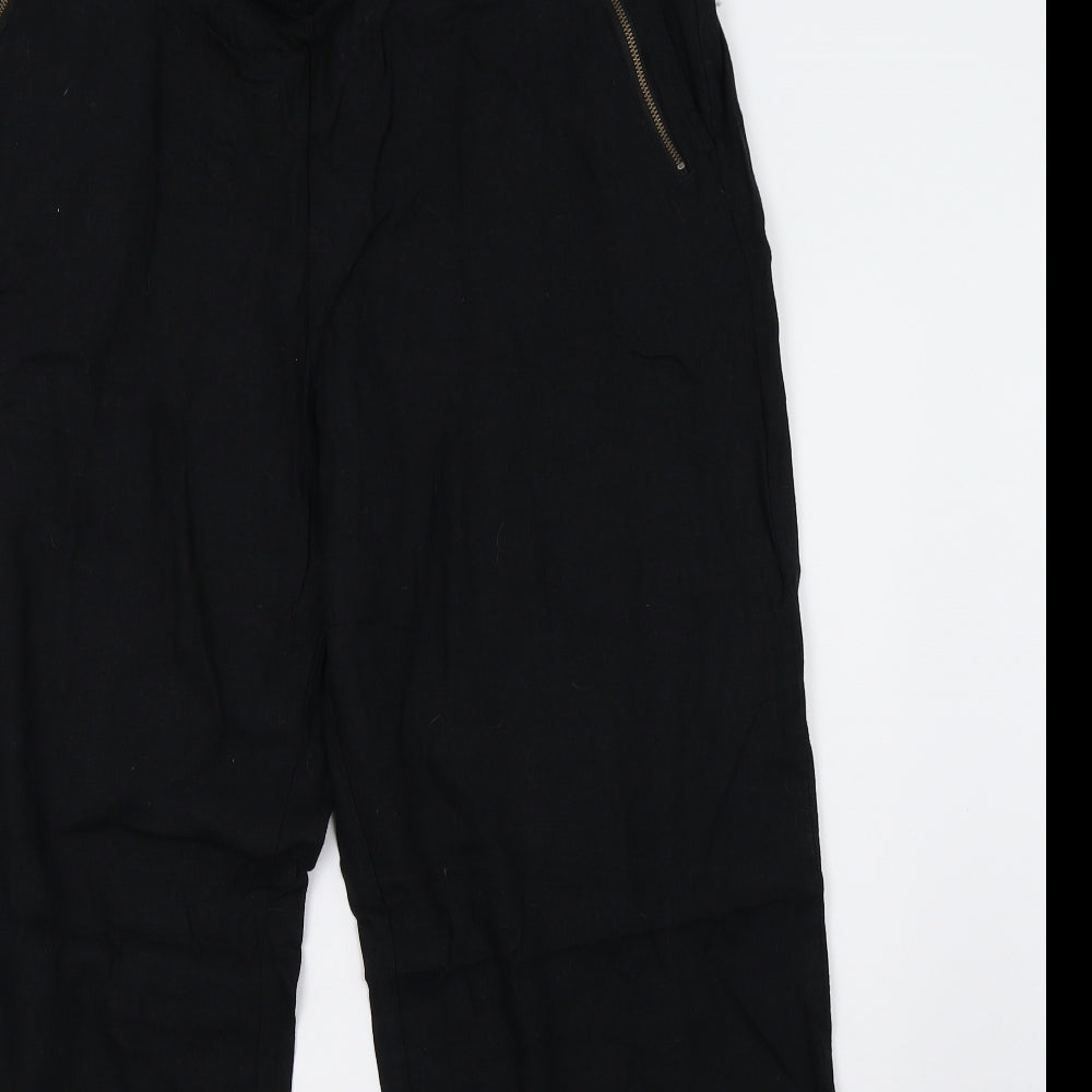 Sainsburys Womens Black   Trousers  Size 16 L28 in