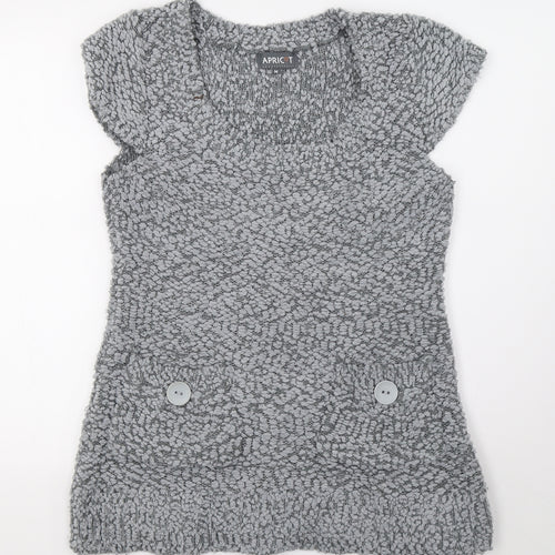 Apricot Womens Grey   Pullover Sweatshirt Size M