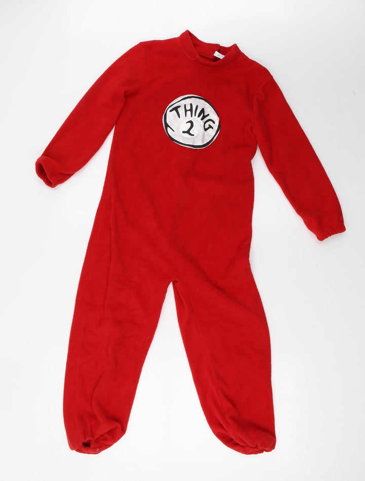 Smiffys Girls Red One Piece Size 7-8 Years