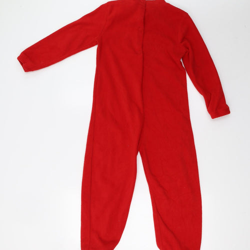Smiffys Girls Red    One Piece Size 7-8 Years