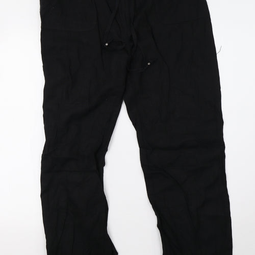 Matalan Womens Black   Trousers  Size 12 L29 in