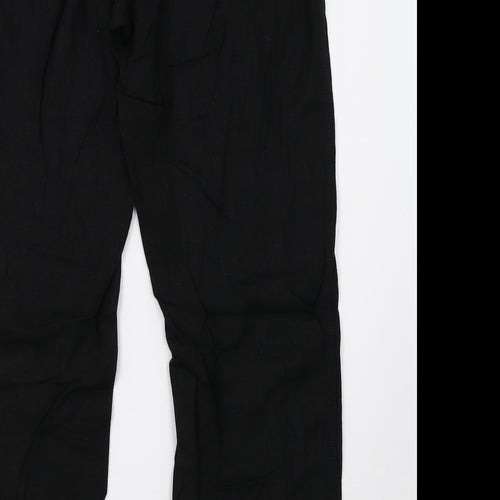 Matalan Womens Black   Trousers  Size 12 L29 in