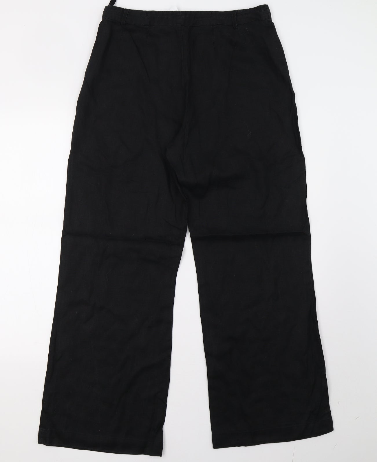 Emreco Womens Black   Trousers  Size 12 L32 in