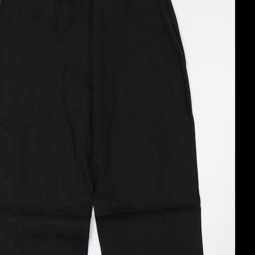 Emreco Womens Black   Trousers  Size 12 L32 in