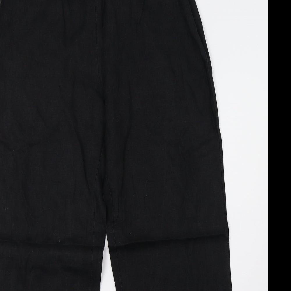 Emreco Womens Black   Trousers  Size 12 L32 in