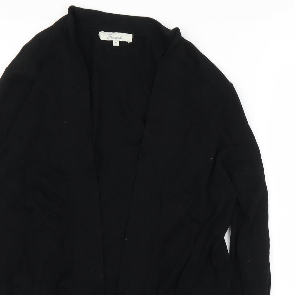 Peacocks Womens Black   Cardigan Jumper Size 12