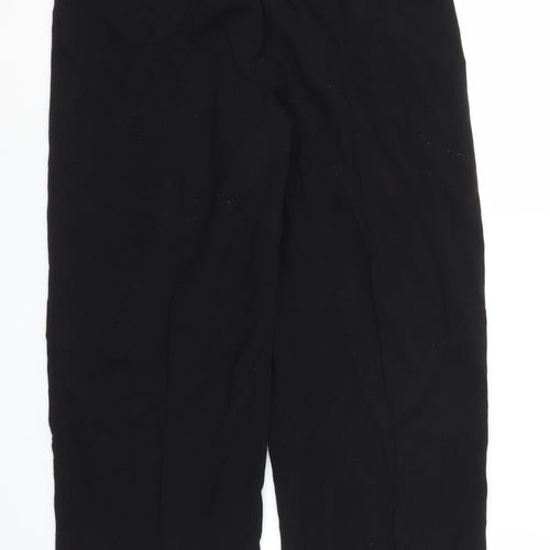 Isle Womens Black   Capri Trousers Size 10 L24 in