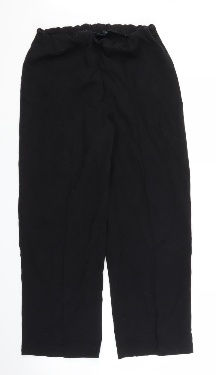 Isle Womens Black   Capri Trousers Size 10 L24 in