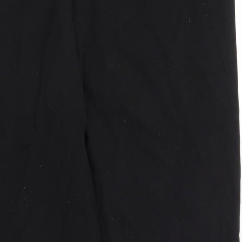Isle Womens Black   Capri Trousers Size 10 L24 in