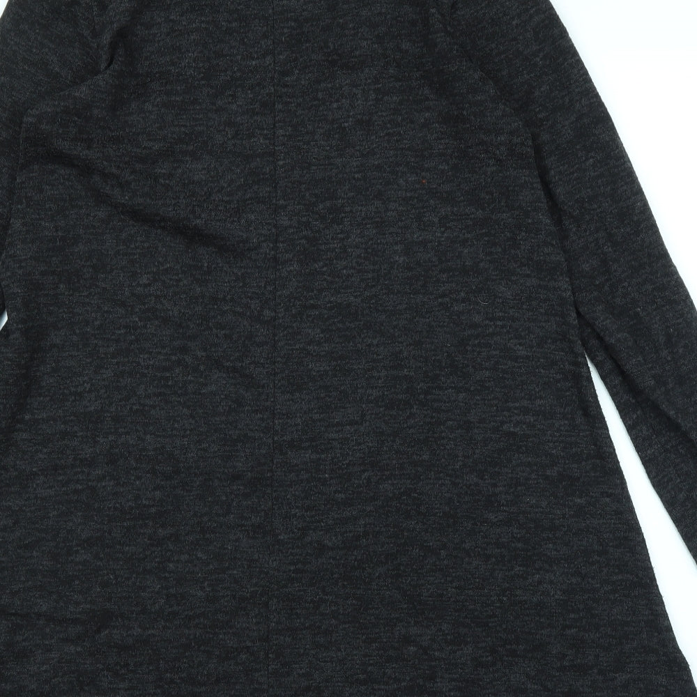 Select Womens Grey Floral  Tunic Blouse Size 10