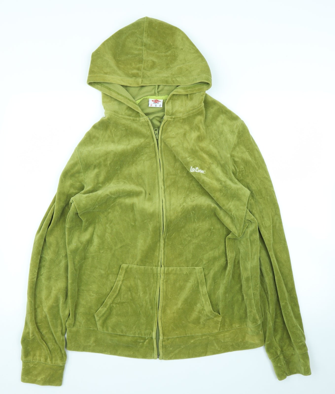 Lee Cooper Womens Green   Full Zip Hoodie Size 14