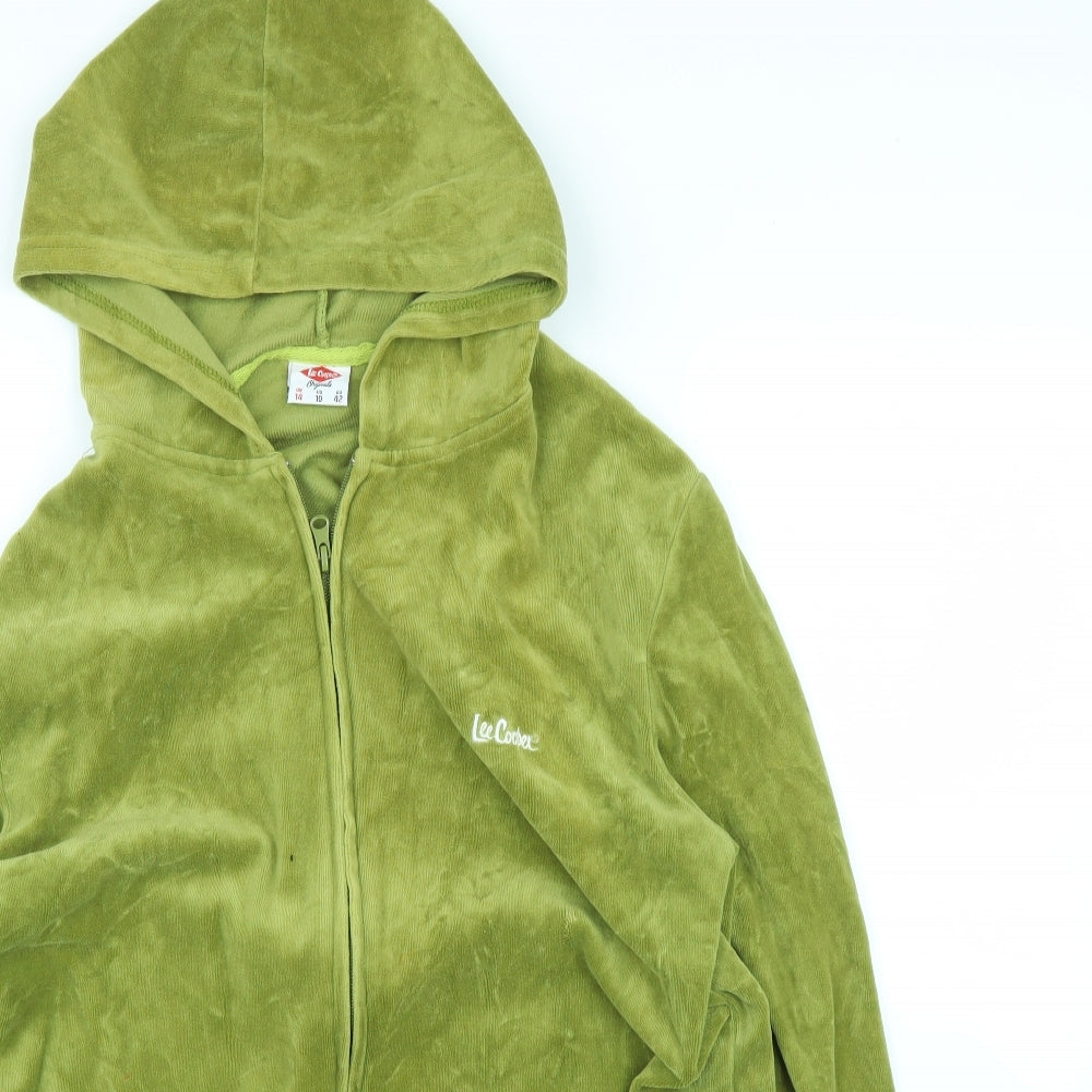 Lee Cooper Womens Green   Full Zip Hoodie Size 14