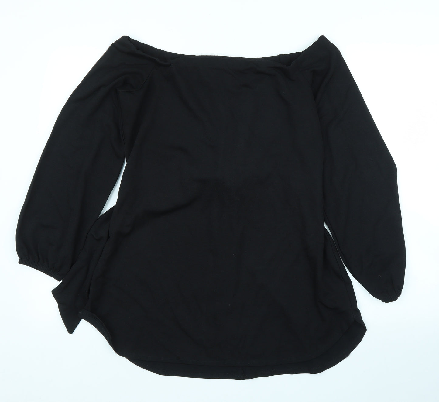 Very Womens Black   Basic Blouse Size 14