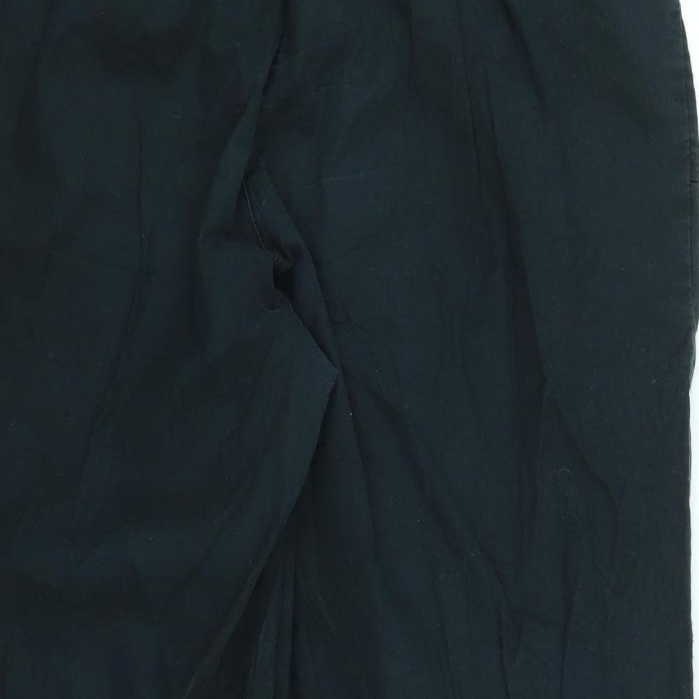 BHS Womens Black   Capri Trousers Size 16 L20 in
