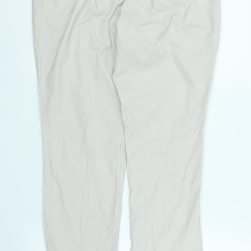 Dorothy Perkins Womens Beige   Trousers  Size 8 L28 in