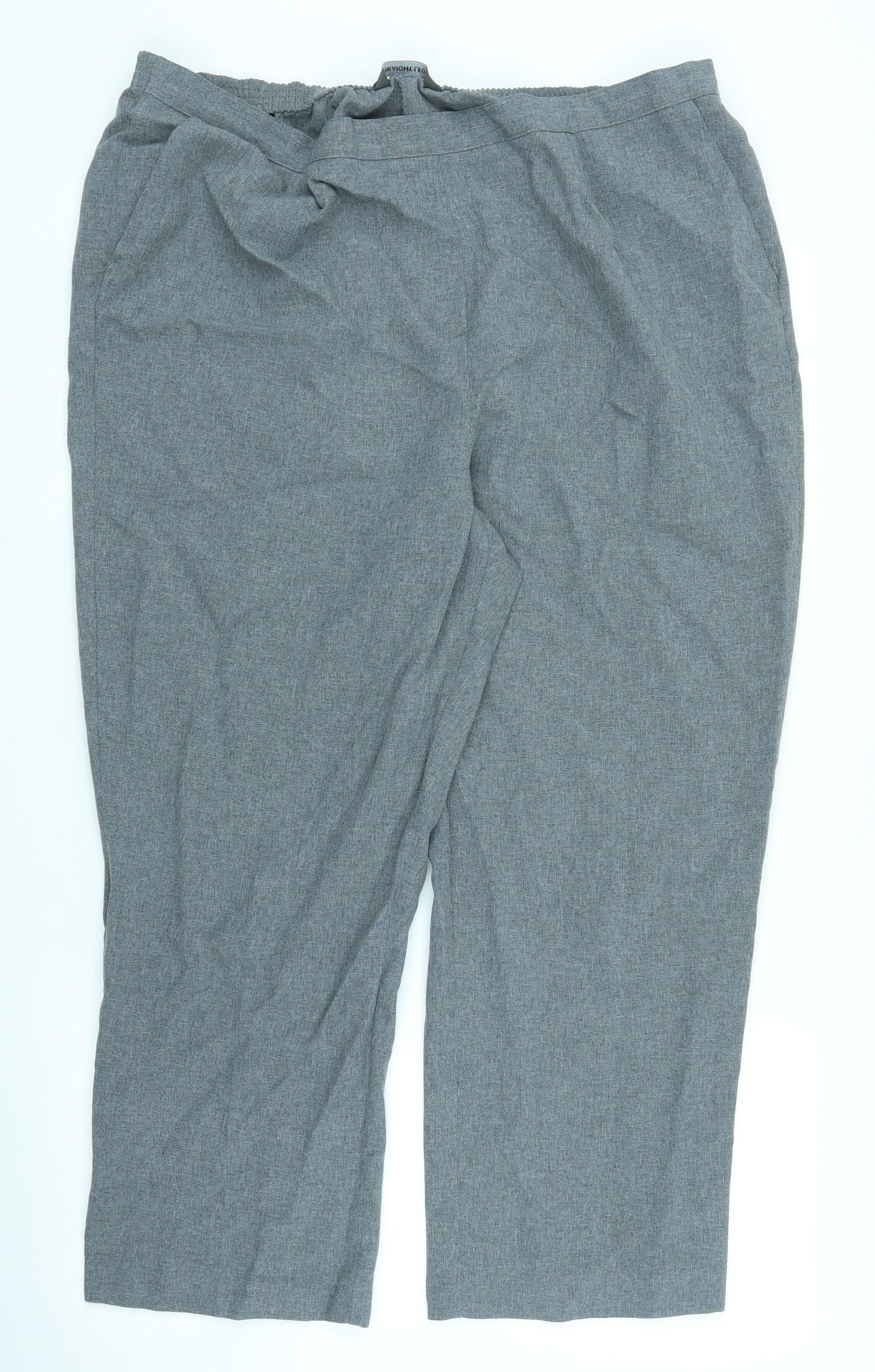 Bonmarché Womens Grey   Capri Trousers Size 18 L21 in