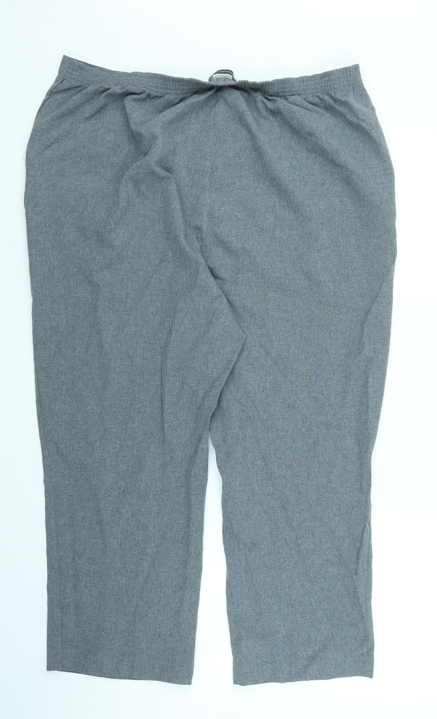 Bonmarché Womens Grey   Capri Trousers Size 18 L21 in