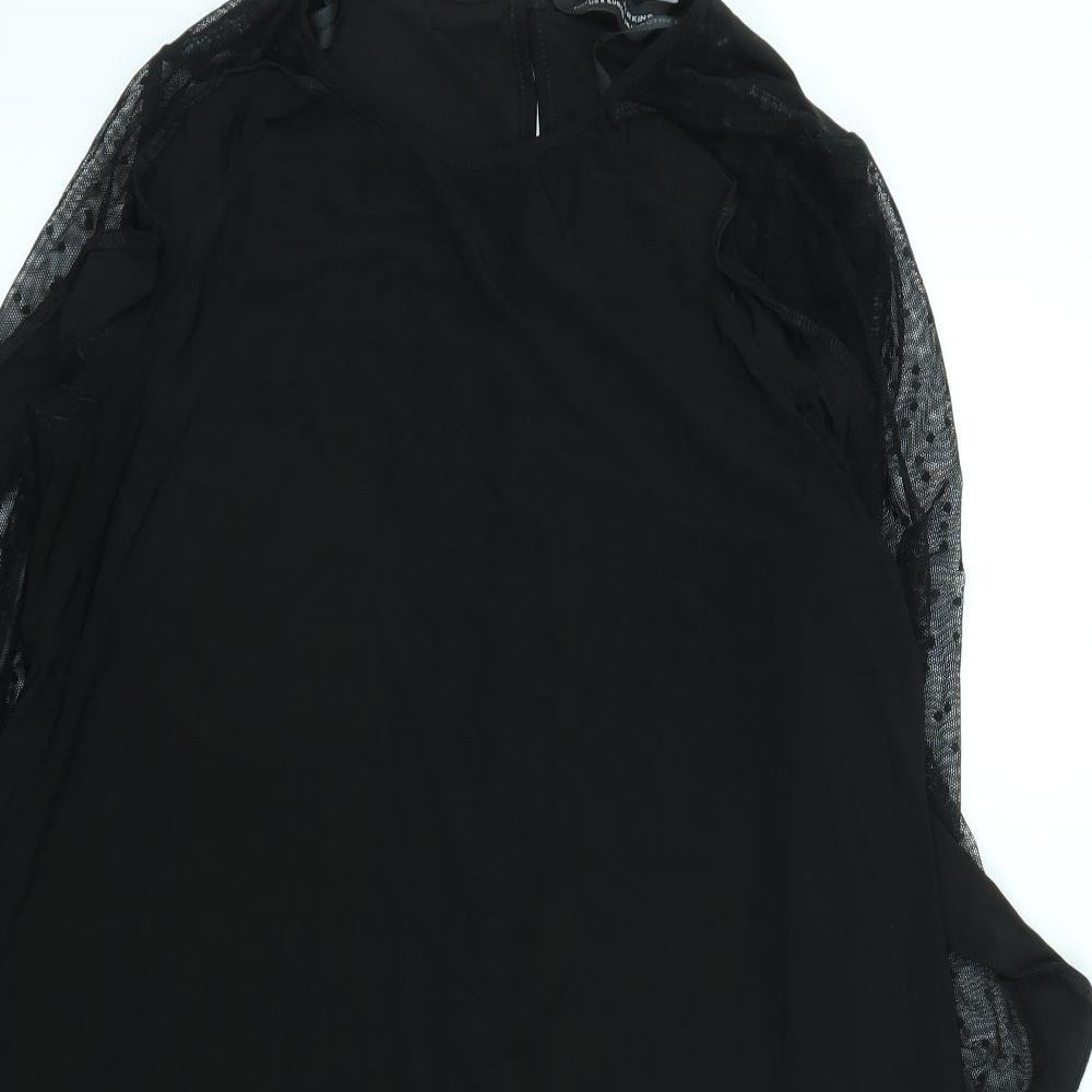 Dorothy Perkins Womens Black   Fit & Flare  Size 12