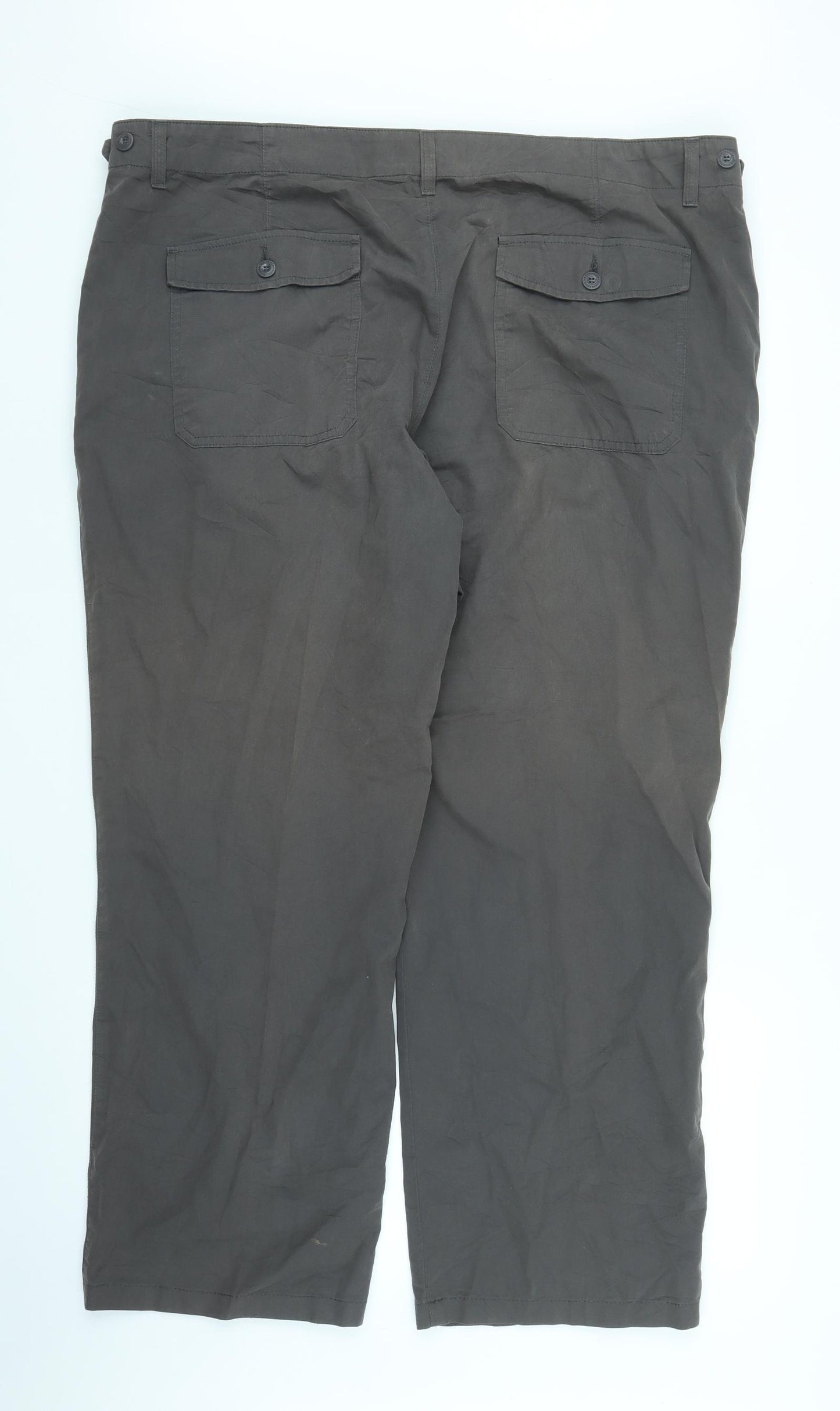 M&S Mens Brown   Carpenter Trousers Size 42 in L29 in