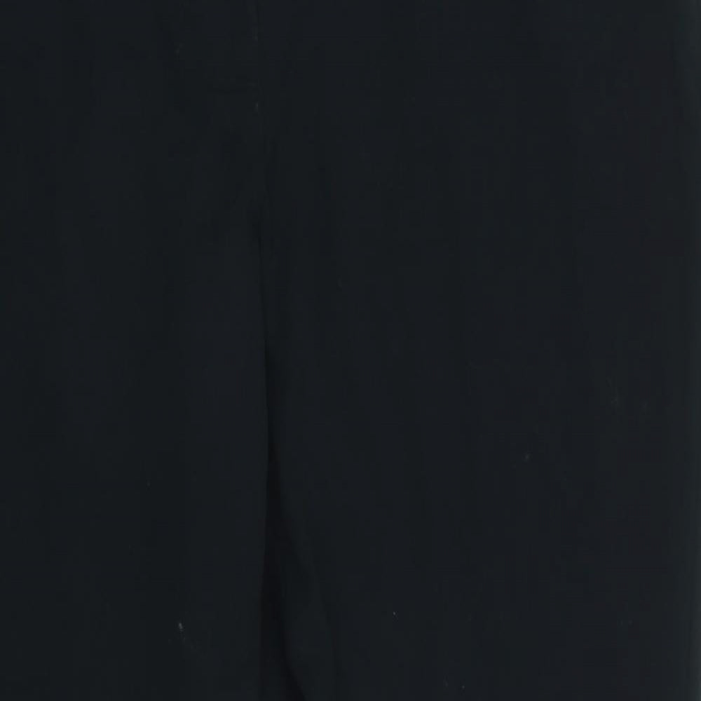 M&S Womens Black   Trousers  Size 16 L27 in