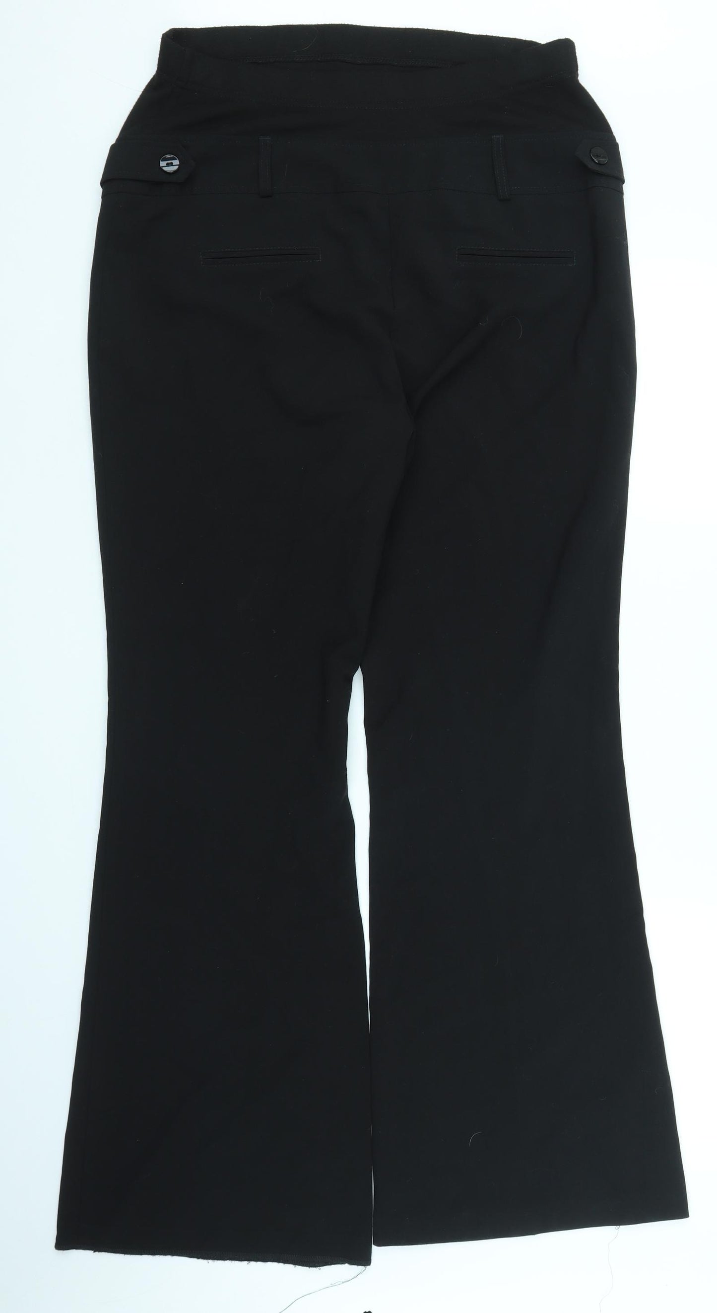 Debenhams Womens Black   Trousers  Size 12 L31 in