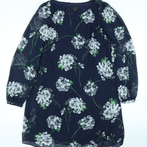 Primark Womens Blue Floral  Shift  Size 10