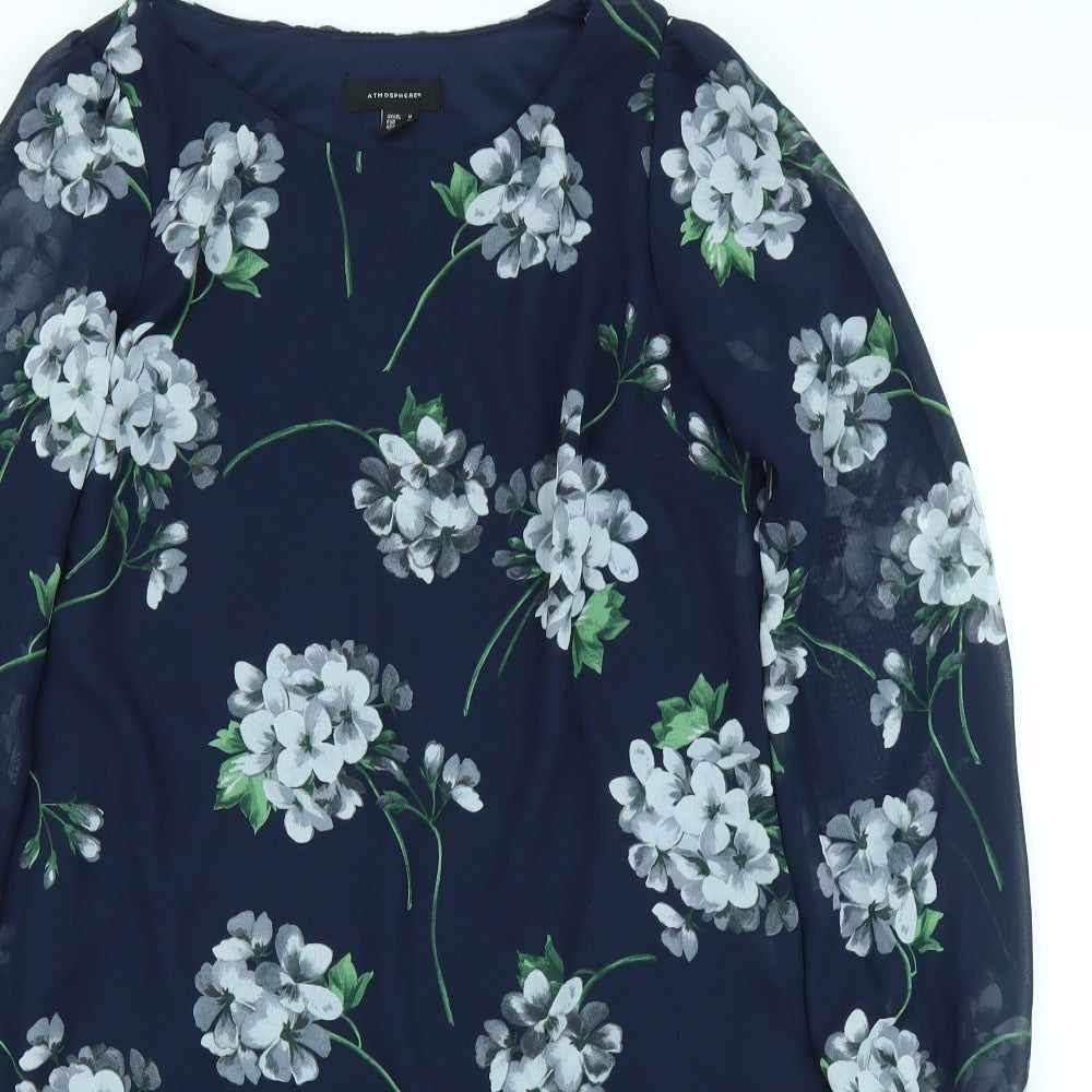 Primark Womens Blue Floral  Shift  Size 10
