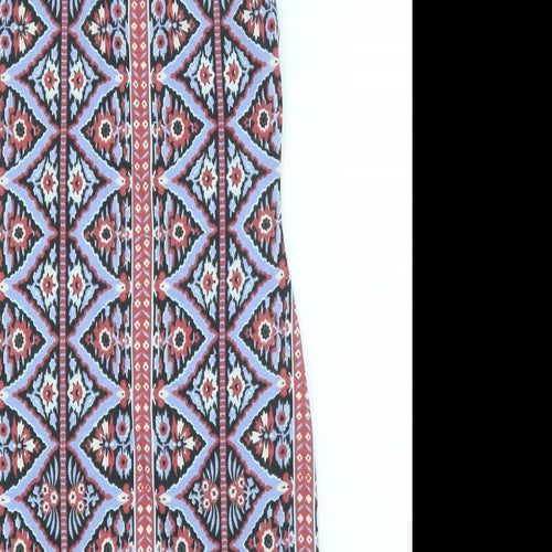 Primark Womens Blue Geometric  Bodycon  Size 10