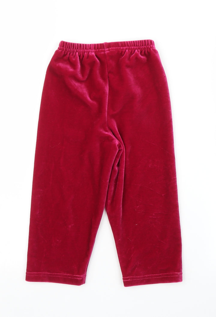M&S Girls Purple   Cargo Leggings Size 18 Months