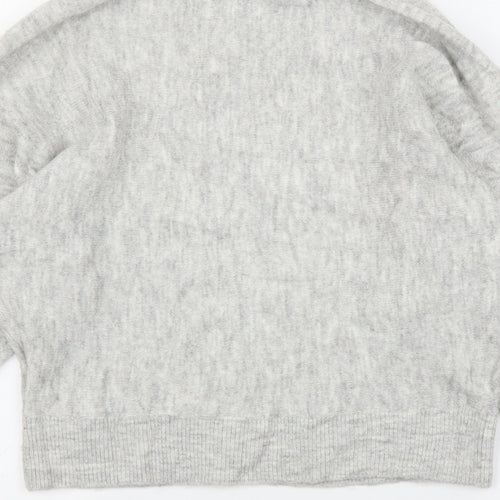 H&M Womens Grey   Pullover Jumper Size XS