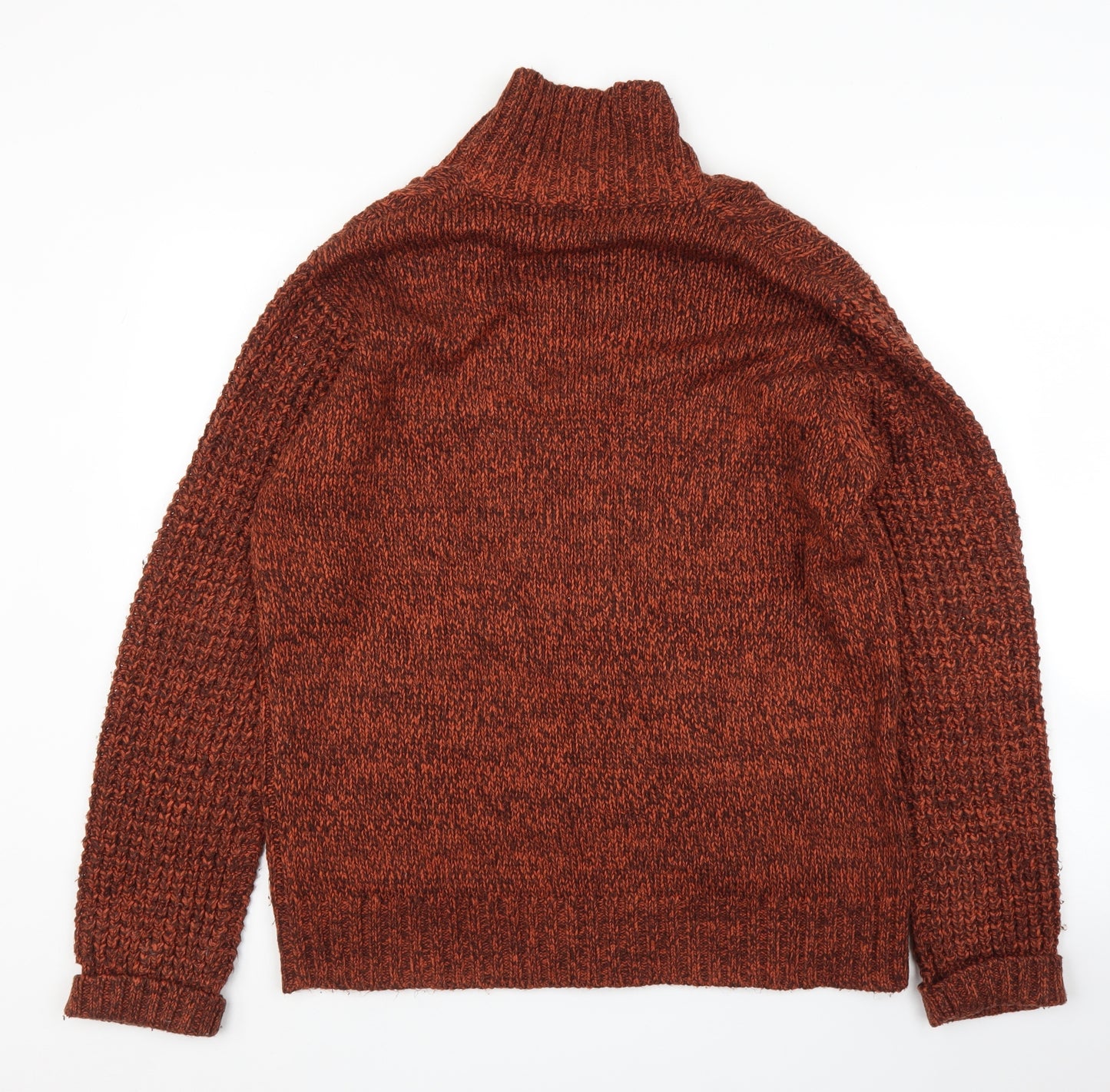 Primark Mens Orange   Cardigan Jumper Size XL