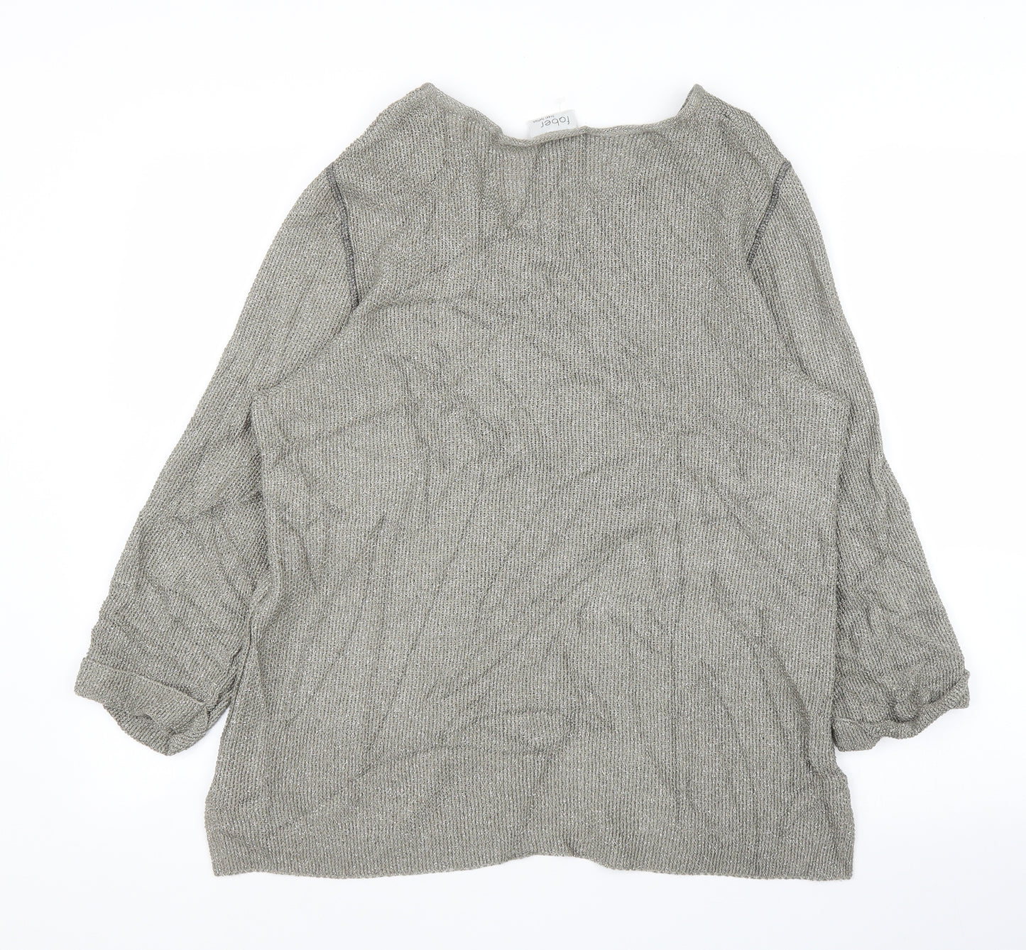 Faber Womens Grey   Basic Blouse Size 14