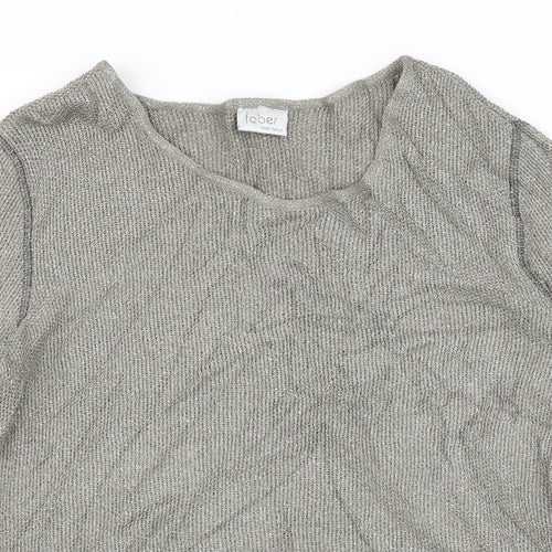 Faber Womens Grey   Basic Blouse Size 14