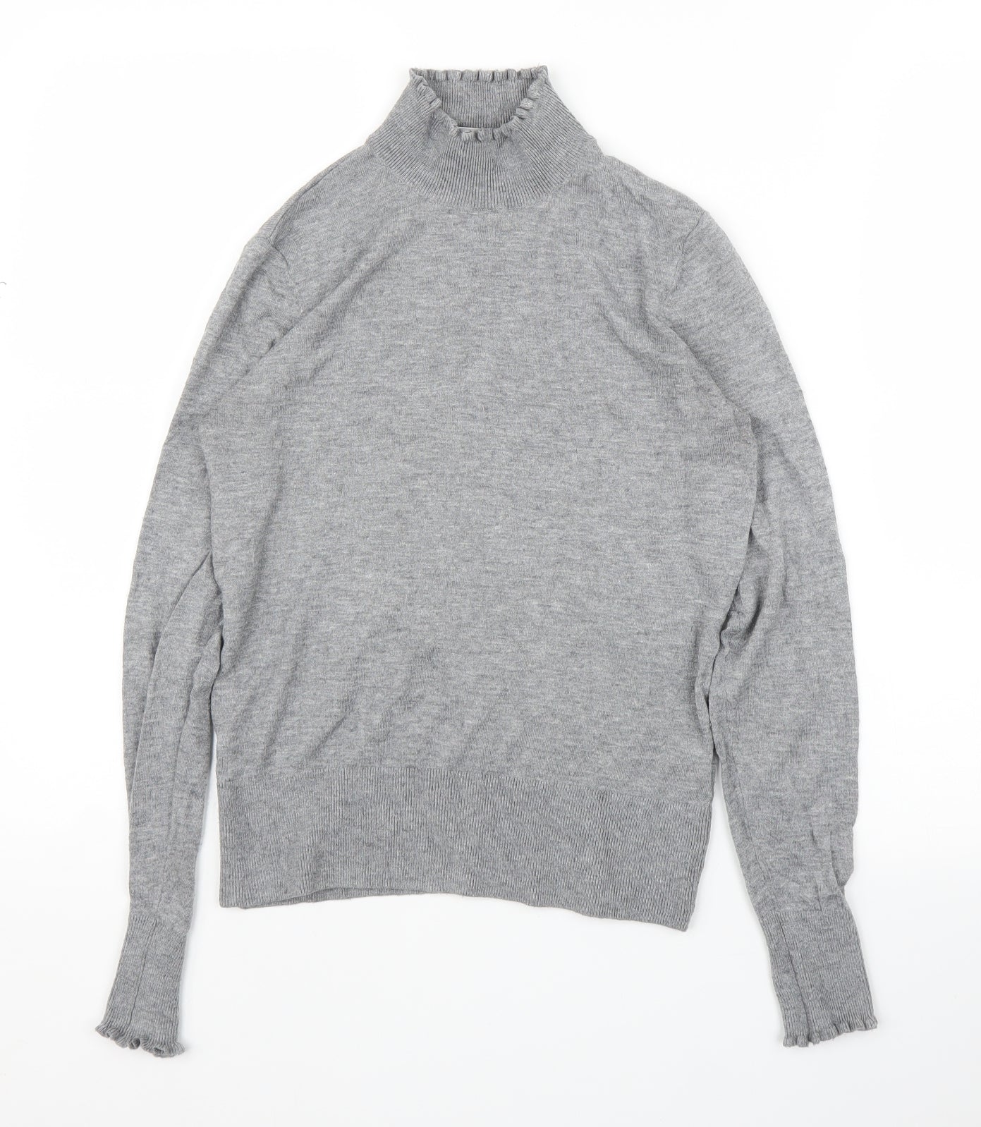 H&M Womens Grey   Basic Blouse Size XS