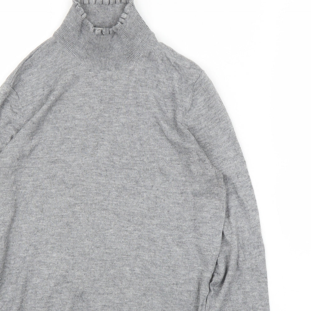 H&M Womens Grey   Basic Blouse Size XS