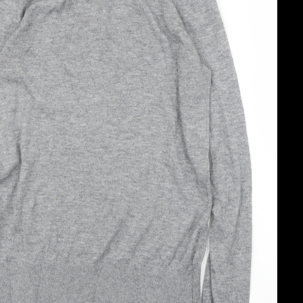 H&M Womens Grey   Basic Blouse Size XS