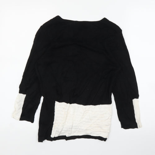 Warble Womens Black   Basic Blouse Size S