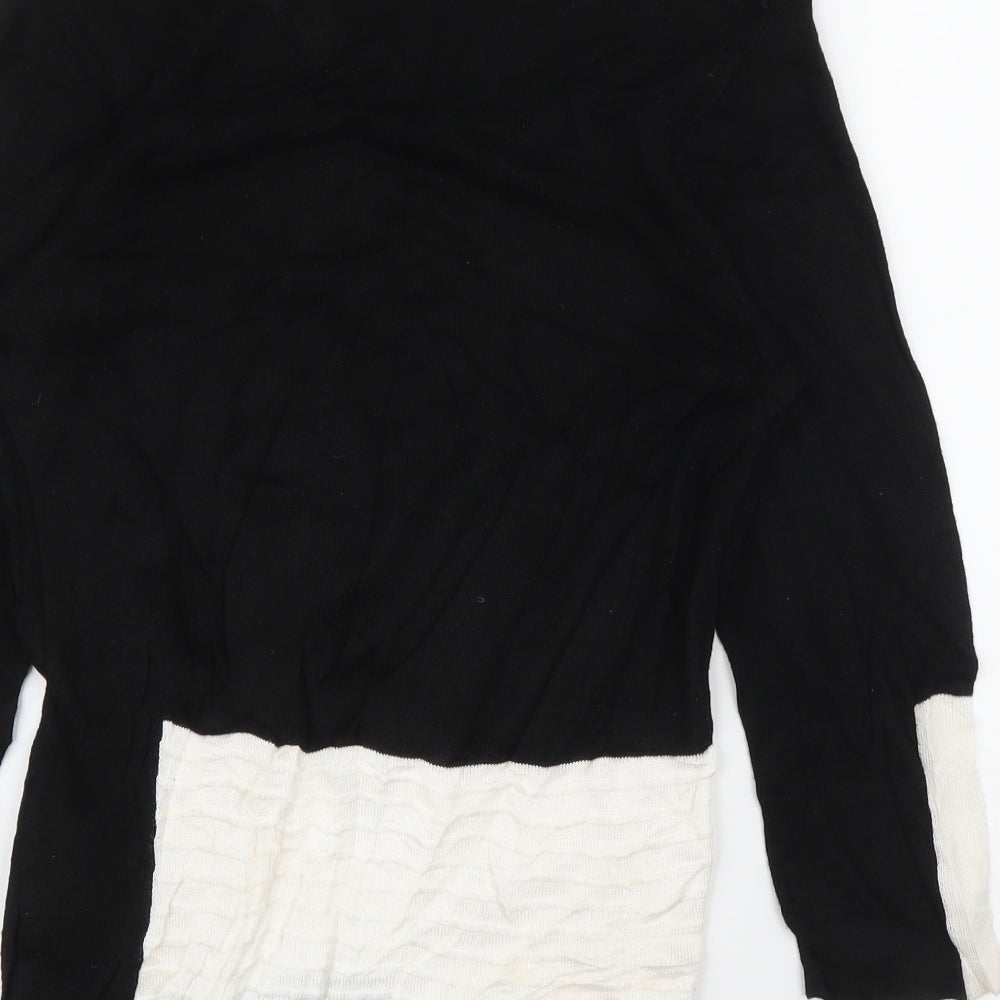 Warble Womens Black   Basic Blouse Size S