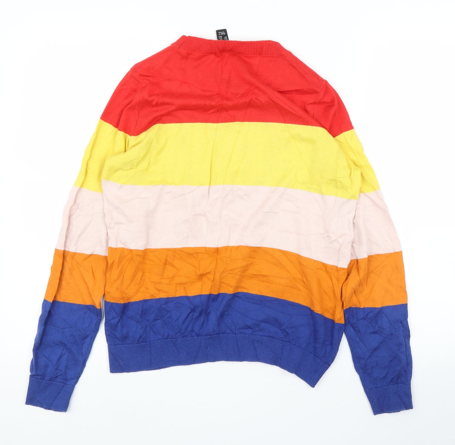 New Look Womens Multicoloured Striped  Pullover Jumper Size S